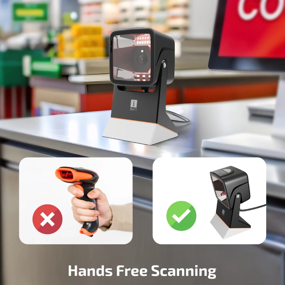 Iball USB  Barcode Scanner 2D QR Code Omni20 view 3